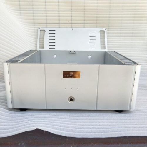 Goldmund series case angle All aluminum rear amplifier case Class d /tube amplifier/HIFI/amplificador audio case (430*156*325mm)