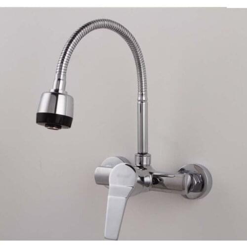 Free shipping Inwall mounted bathroom basin sink faucet with solid brass hot cold basin sink water faucet