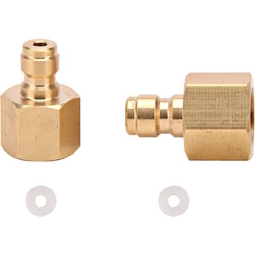 PCP Paintball Copper Quick Coupler Connector Disconnect Fittings Air Refilling M10x1 8mm Male Plug Socket