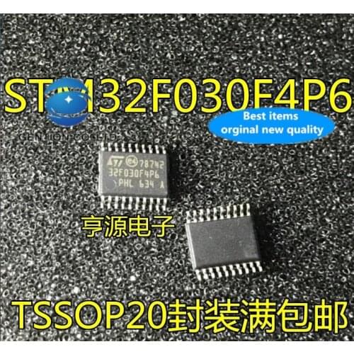 5PCS STM32F030F4P6 microcontroller chip TSSOP-20 in stock 100% new and original