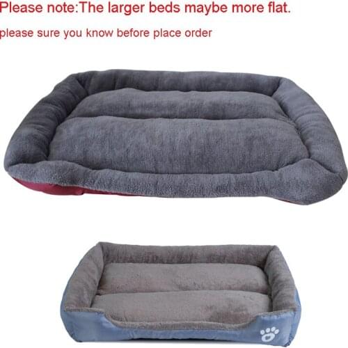 Pet Sofa Dog Beds Waterproof Bottom Soft Fleece Warm Cat Bed House Petshop Pet House