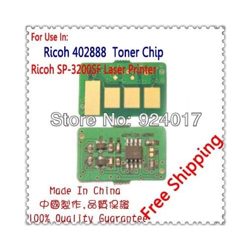 For Savin Ricoh Lanier 407172 402888 9811 Toner Cartridge Chip,For Ricoh SP 3200 3200SF Lanier AC230N AC230 AC 230 Toner Chip