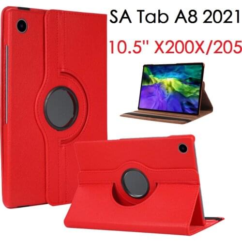 360 Flip Coque for Samsung Tab A 7 10.4 2020 T500 T505 Case Magnetic Auto Sleep PU Case for Samsung Tab A7 10.4 T500 T505 Cover