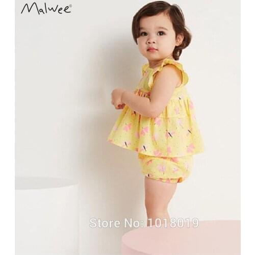 New 2021 Summer 100% Cotton Kids Flower t-shirt Pants 2pc Children Suits Bebe Girls Outfits Tee Tops Baby Girl Clothes Sets 1-7Y