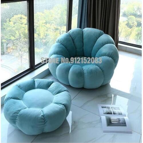 Lazy sofa tatami girl net red cute bedroom lying pumpkin chair single back balcony lounge chair