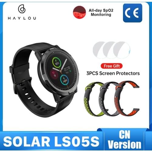 Haylou Solar LS05S RT Smartwatch IP68 Waterproof Fitness Tracker Newest Version Heart Rate Monitor Sport Watch Relógio inteligen
