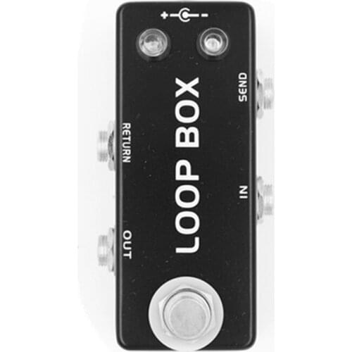 Mosky Guitar Pedal Mini Loop Box Guitar Effect Pedal Switcher Channel Selection True Bypass Pedal Guitarra