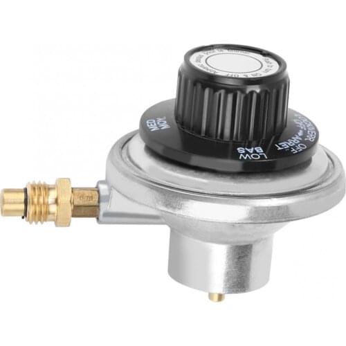 Interface Propane Gas Pressure Reducer 1''-20UNF Propane Gas Low-Pressure Adjustable Regulator Control Valve Gas Regulator