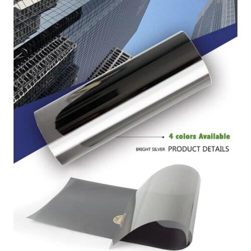 [ Fly Eagle ] Self-adhensive 0.5x1m Anti UV Heat Insulation Decorative Window Film Foil for Privavy Protection 4 Colors