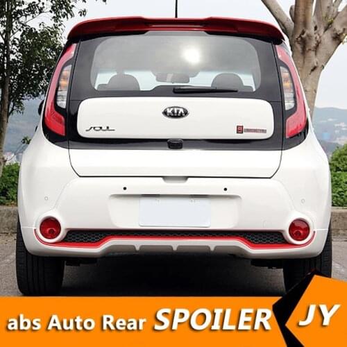 For KIA SOUL Spoiler 2018-2019 NEW SOUL spoiler High Quality ABS Material Car Rear Wing Primer Color Rear Spoiler