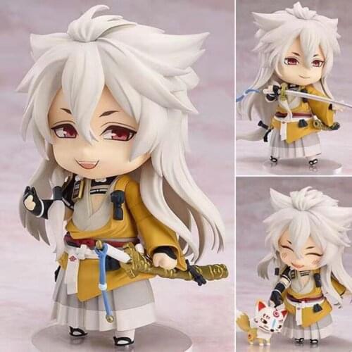 Touken Ranbu 525 Little Fox Maru GOODSMILE 557 Candle Holder Kiromitsu Tada Ma Ma Doro Clay Changeable Face Boxed