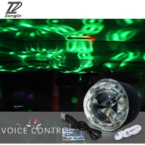 ZD Car LED Atmosphere lamp RGB DJ light For Skoda octavia rapid fabia Peugeot 307 206 407 Opel astra insignia vectra accessories