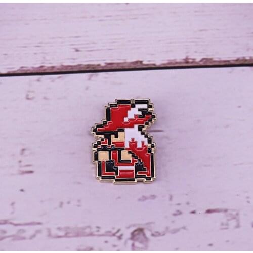 Final Fantasy 1 NES 8Bit Enamel Pin Red Mage (G2) Lapel Pin Hat Pin