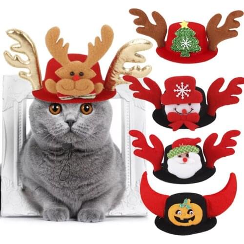 1Pcs Creative New Products Pet Hat Dogs Halloween Christmas Headgear Kitty Funny Headwear Supplies