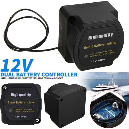 1pc 12V 140A Voltage Sensitive Relay Smart Battery Isolator Automatic Charging Relay Car Accessories Auto Battery Relay