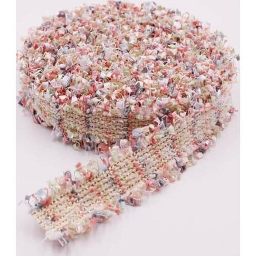 1 yard Nylon Gold Embroidered Lace Trim Brand New Ribbon Fabric Handmade DIY Costume Dress Sewing Supplies Crafts