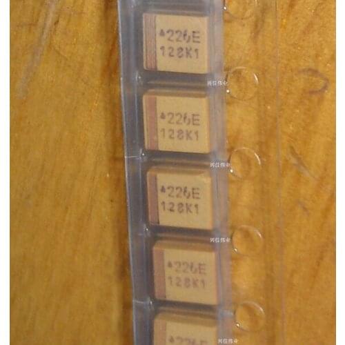 10/PCS NEW New SMD Tantalum Capacitor 1210 25v22uf B Type 3528 Package 226e Silk Screen