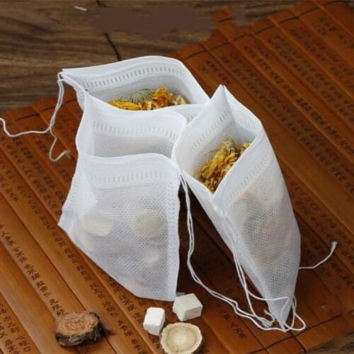 100 Tea Bags, 10 * 12cmcm Tea Bags, Rope Bags, Sealed Bags, Sachets, Filter Paper Bags, Tea Bags, Empty Tea Bags