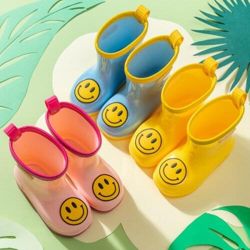 2021 water shoes for girl rain boots kids rain boots kids boy rain boots for boys cute yellow rain boots toddler kids rain boots