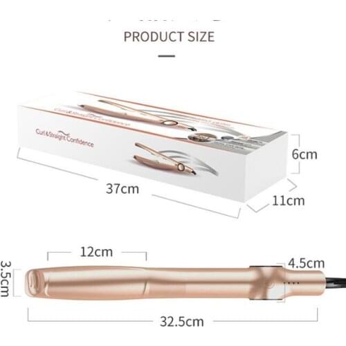 4Set/Lot Twisted Spiral Straight/Curly Hair Comb Hair Straightener 4 Speeds Temperature Control Hair Care Styling Tools HA2097