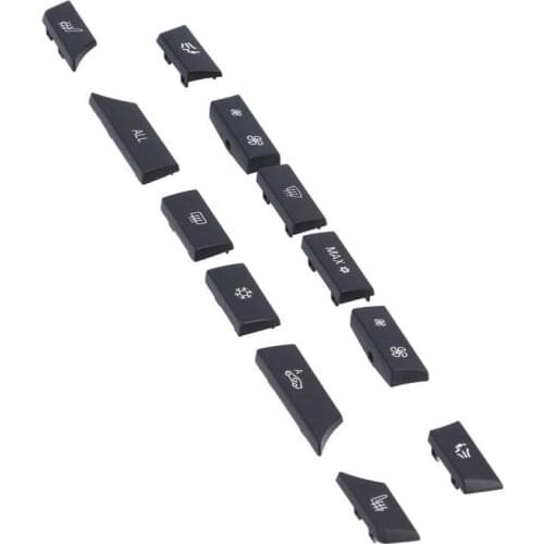 Car Interior Switch A/C Heater Button Key Cap Switch Cover Repair Kit 61319313923 Replacement for 5/6Series 61319313923