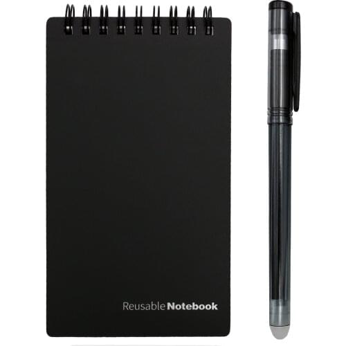 NEWYES A7 size Mini Erasable Notebook Smart Reusable notebook Microwave Wave Cloud Erase Notepad Portable Diary Office School