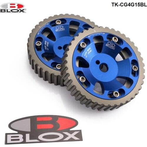 Blox 2Pcs Aluminum Cam Gear Pulley Camshaft For Mitsubishi 4G15 SOHC Engine TK-CG4G15BL