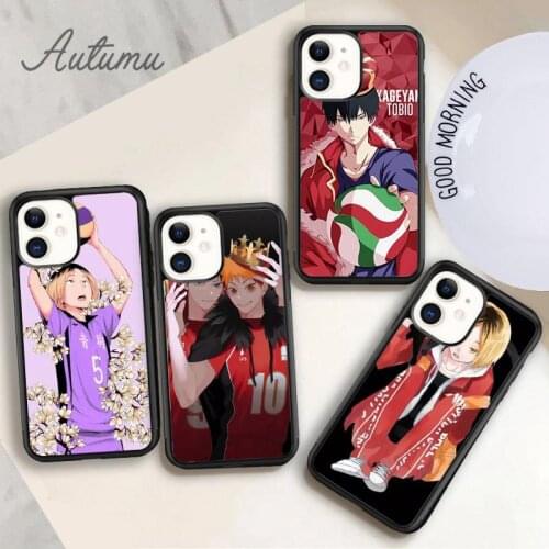 Haikyuu Hinata Anime Volleyball Phone Case for iPhone 11 12 Pro Max mini X XR XS SE 2020 5 6S 7 8 Plus Galaxy S9 S10 Cover shell