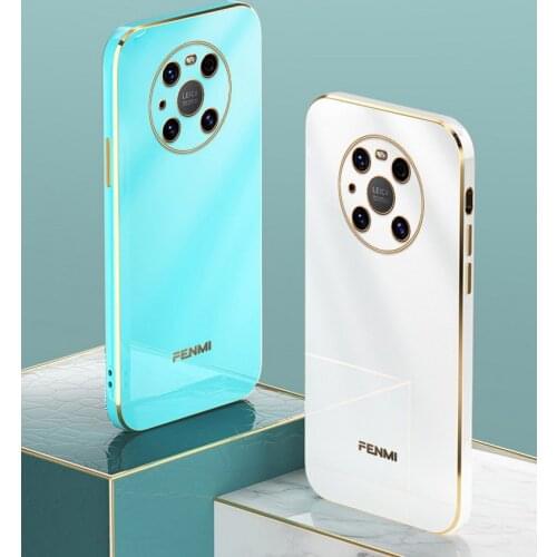 Plating Ring Holder Case For Huawei Mate 40 Pro Mate 30 Soft Silicone Phone Cover For Huawei P50 Pro P40 P30 Pro fundas