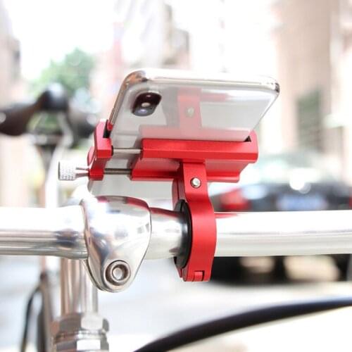 Motorcycle Bike Phone Holder Bracket G-81 Bicycle Aluminum Alloy Electric Bike Scooter Motorcycle Mobile Phone Holder 3 Colors