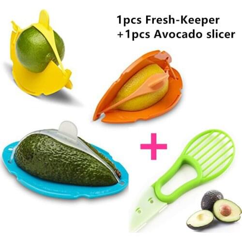 Fruit Saver Avocado Lemon Apple Fresh Keeper Slicer Pitter 3 In 1 Saver Adjustable Knife Split 2021 Kichen Gadget Inteligentes