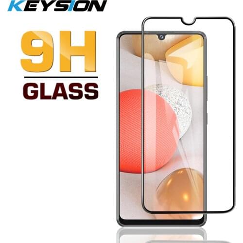 KEYSION Tempered Glass for Samsung Galaxy A12 A32 A42 5G Screen Protector Phone HD Glass Film for Galaxy A02S A20S A01 M01 Core