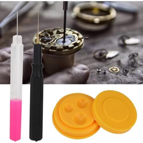 Lubricant Oiler Oil Pin Pen Needle Oiler Dish Lubricator Watch Clock Repair Tool Watch Tool Kit For Watchmaker Repairer