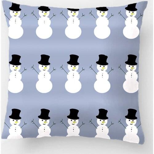 Cute Retro Inspired Vintage Christmas Snowman Wedding Decorative Cushion Cover Pillow Case Customize Gift By Lvsure Pillowcase