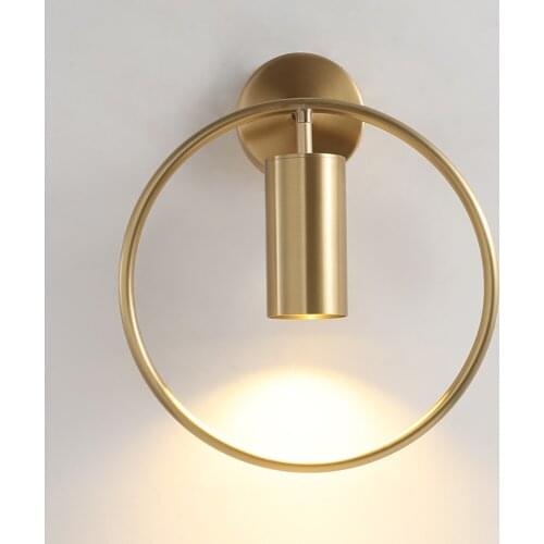 Post Modern LED Luxury Wall Lamp 5W GU10 AC95-260V Ling Room Bedroom Bedside Wall Fixtures Lighting Indoor