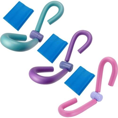 PVC Thigh Exerciser Portable Bodybuilding Expander Arm Thigh Master Muscle Arm Chest Waist Yoga Sport Fitness Equipment