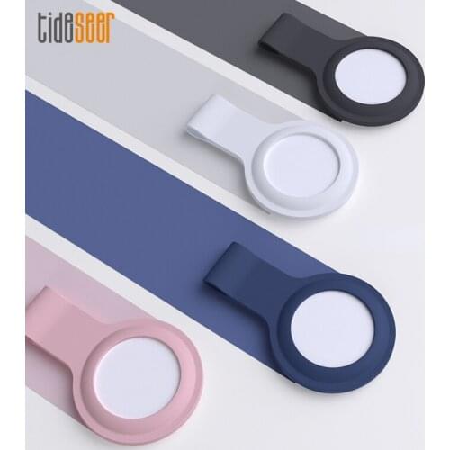 For Apple Airtags Silicone Protector Case for Airtag Locator Tracker Cover Anti-lost Device Keychain Protective Sleeve