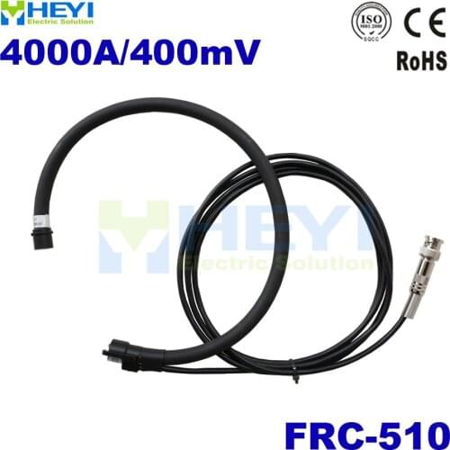 Light flxible ct FRC-510 Input : 1~4000A Output : 400mV Flexible Rogowski Coil with BNC connector