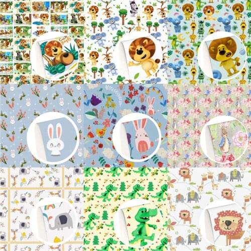 20*33cm Anmail Printed Faux Synthetic Leather Fabric For Bow-knot Bags Wallet Earring Phone Case Scrapbook DIY,1Yc18484