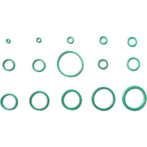 Green FKM O Rings 1.8mm Wire Diameter Fluorine Rubber O Rings Gaskets ID 1.8-120mm O Ring Seals Washer