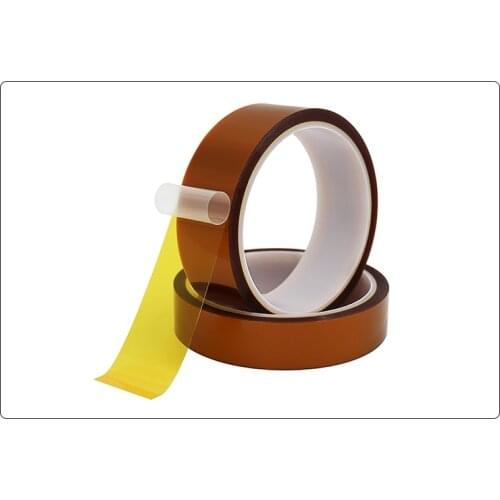 10M/Roll Double-sided Kapton Tape Adhesive High Temperature Heat Resistant Polyimide 0.1mm Thickness
