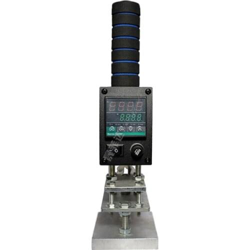 5*7cm Adjustable Temperature Hand-held hot stamping machine, leather cake brand machine, woodworking embossing machine