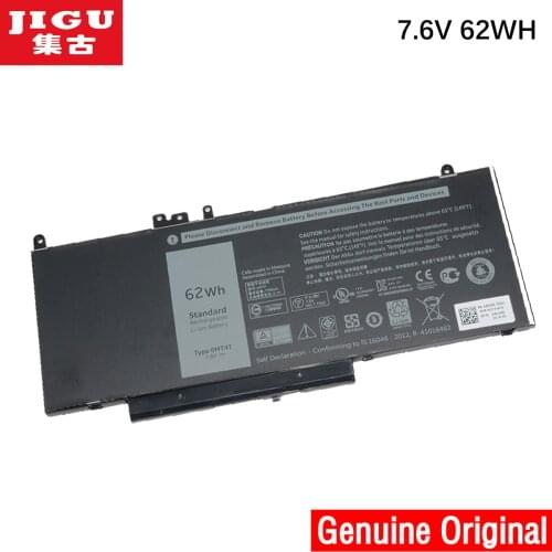 JIGU 7.6V 62WH Original Laptop Battery 079VRK 0WYJC2 6MT4T 79VRK For DELL Latitude E5450 Series E5550 SERIES E5570
