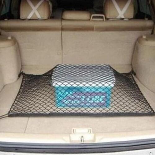 110*60cm Car Elastic Nylon Rear Back Cargo Trunk Storage Organizer Luggage Net Holder Auto Accessory