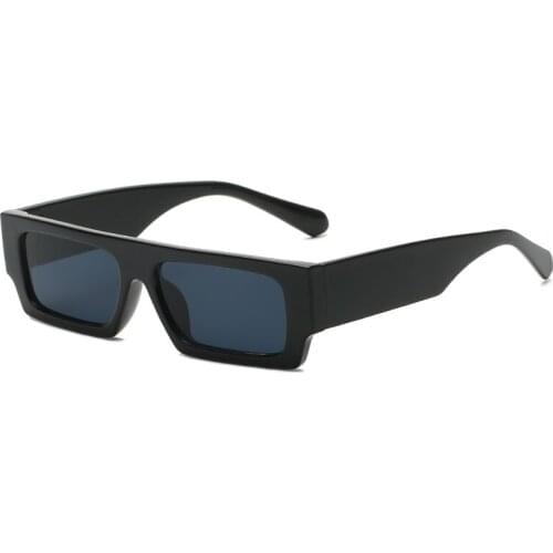 Brand Small Square Sunglasses Women Fashion Black Sun Glasses Men Vintage Rectangle Eyewear Ladies Punk Style UV400 Goggles