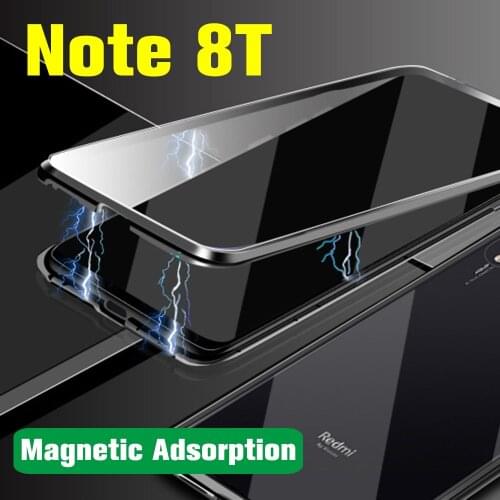 Flip case on for Xiaomi Redmi Note 8T cases cover ksiomi readmi not 8 t t8 note8 magnetic adsorption phone bumper coque fundas