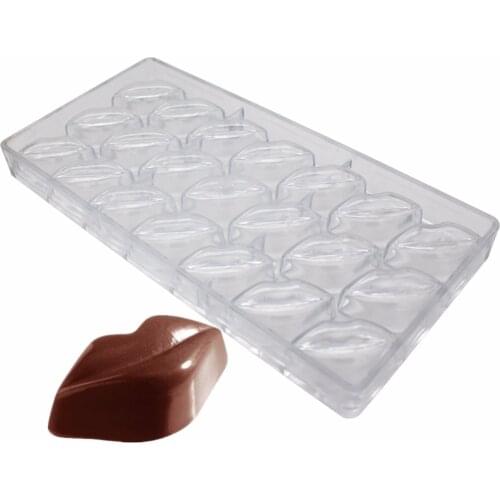 Lips Chocolate Mold Polycarbonate Chocolate Candy Molds