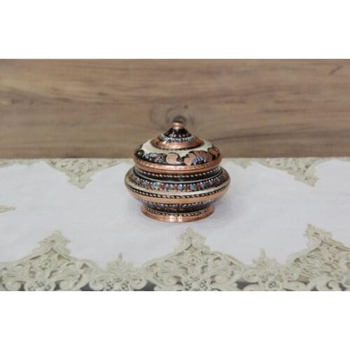 Copper Handmade Sugar bowl, copper candy bowl, handmade copper bowl, handcrafted copper items, sugar bowl , Ottoman Style