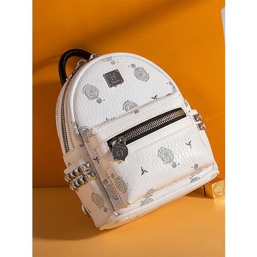 FULANPERS Mini Backpack Female School Bags small Backpack For Teenage Girls 2020 Fashion Women Backpack Bags Ladies White&Black