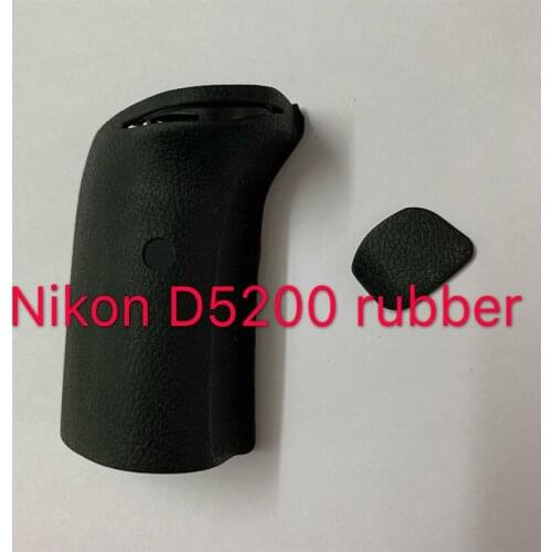 A Set for Nikon D5200 Hand Grip Leather Body Handle + Thumb Leather